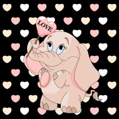 Animal Heart Photography Scenery Backdrop Love Theme Banner BVU-503