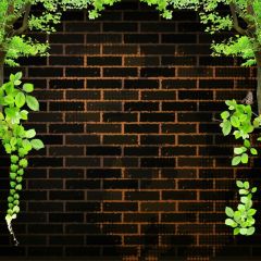 Wall Tree Photography Scenery Backdrop Wall Theme Banner BVU-520
