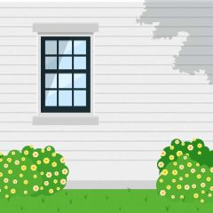 Grass Window Photography Scenery Backdrop Wall Theme Banner BVU-521