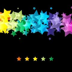 Star Night Photography Scenery Backdrop Music Dance Theme Banner BVU-531