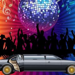 Ball Light People Photography Scenery Backdrop Music Dance Theme Banner BVU-547