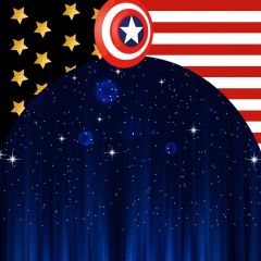 Night Star Light Photography Scenery Backdrop Birthday Party Theme Banner BVU-551