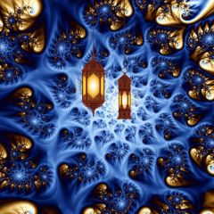 Light Blue Gold Photography Scenery Backdrop Abstract Art Theme Banner BVU-557