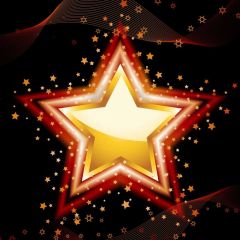 Star Graph Photography Scenery Backdrop Music Dance Theme Banner BVU-576