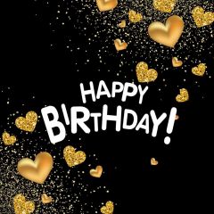 Birthday Heart Photography Scenery Backdrop Birthday Party Theme Banner BVU-588