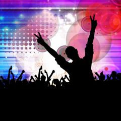 Stage Light Photography Scenery Backdrop Music Dance Theme Banner BVU-605