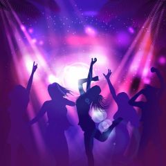 Stage Light Photography Scenery Backdrop Music Dance Theme Banner BVU-611
