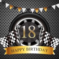 Birthday Flag Photography Scenery Backdrop Birthday Party Theme Banner BVU-616