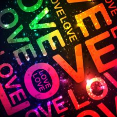 Love Colour Photography Scenery Backdrop Love Theme Banner BVU-628