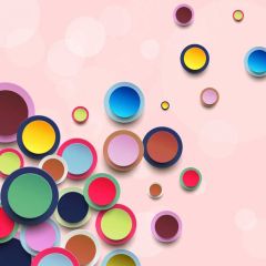 Pink Blue Photography Scenery Backdrop Abstract Art Theme Banner BVU-633