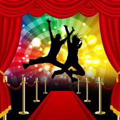 Carpet Pillar Photography Scenery Backdrop Stage Carpet Theme Banner BVU-635