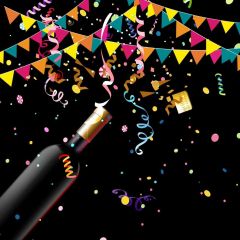 Flag Bottle Photography Scenery Backdrop Birthday Party Theme Banner BVU-641