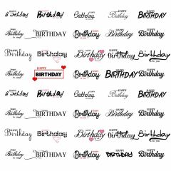 Birthday Heart Photography Scenery Backdrop Birthday Party Theme Banner BVU-658
