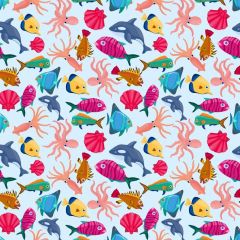 Sea Fish Shrimp Photography Scenery Backdrop Ocean Theme Banner BVU-675