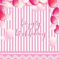 Birthday Pink Photography Scenery Backdrop Birthday Party Theme Banner BVU-688
