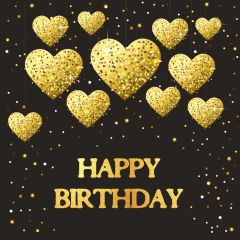 Birthday Heart Photography Scenery Backdrop Birthday Party Theme Banner BVU-699