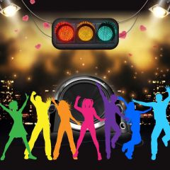 Lights People Photography Scenery Backdrop Music Dance Theme Banner BVU-702