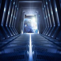 Road Door Light Photography Scenery Backdrop Indoor Theme Banner BVU-717