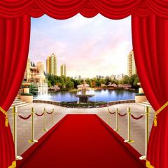 Pillar Lake Photography Scenery Backdrop Stage Carpet Theme Banner BVU-723
