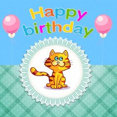 Birthday Ballon Photography Scenery Backdrop Birthday Party Theme Banner BVU-724