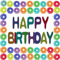 Birthday Colour Photography Scenery Backdrop Birthday Party Theme Banner BVU-726