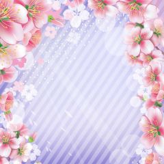 Flower Light Photography Scenery Backdrop Flowers Theme Banner BVU-728