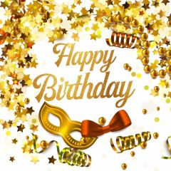 Birthday Star Photography Scenery Backdrop Birthday Party Theme Banner BVU-733