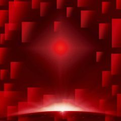 Red Light Photography Scenery Backdrop Love Theme Banner BVU-746