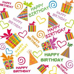 Birthday Heart Photography Scenery Backdrop Birthday Party Theme Banner BVU-747