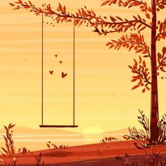 Tree Bird Photography Scenery Backdrop Nature Theme Banner BVU-753