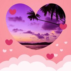 Heart Tree Photography Scenery Backdrop Love Theme Banner BVU-755