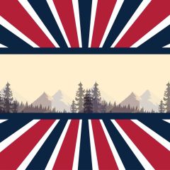 Tree Strip Photography Scenery Backdrop Flag Theme Banner BVU-770