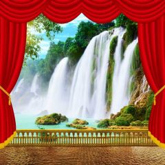 Fall Curtain Photography Scenery Backdrop Stage Carpet Theme Banner BVU-802