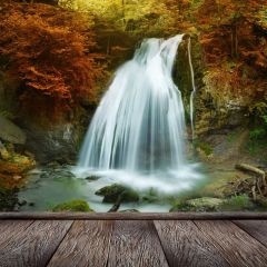 Fall Floor Photography Scenery Backdrop Nature Theme Banner BVU-812