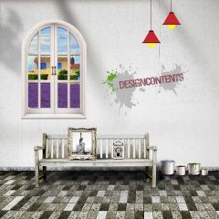 Sofa Light Photography Scenery Backdrop Indoor Theme Banner BVU-815