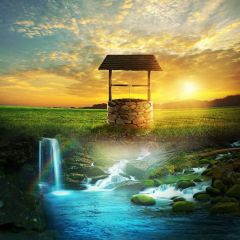 Fall Sunlight Photography Scenery Backdrop Nature Theme Banner BVU-820