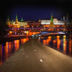 Road Building Photography Scenery Backdrop Road Theme Banner BVU-824