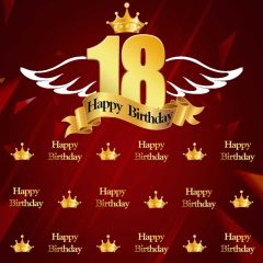 Birthday Number Photography Scenery Backdrop Birthday Party Theme Banner BVU-831