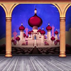 City Floor Photography Scenery Backdrop Architectural Theme Banner BVU-846