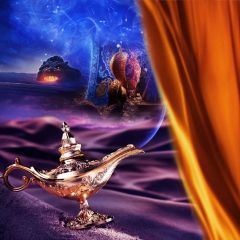 Incense Burner Curtain Photography Scenery Backdrop Fantasy Theme Banner BVU-847