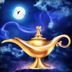 Moon Bird Photography Scenery Backdrop Fantasy Theme Banner BVU-849