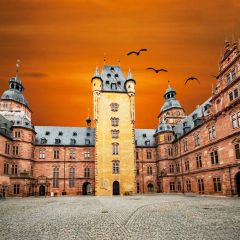 City Bird Photography Scenery Backdrop Streetscape Theme Banner BVU-850