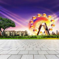 Light Floor Photography Scenery Backdrop Architectural Theme Banner BVU-863