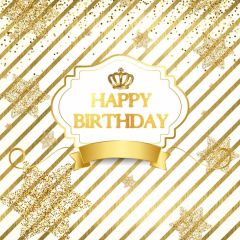 Birthday Crown Photography Scenery Backdrop Birthday Party Theme Banner BVU-877