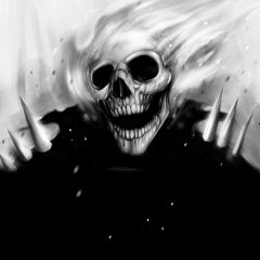 Ghost Skull Photography Scenery Backdrop Fantasy Theme Banner BVU-893