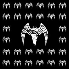 Bat White Photography Scenery Backdrop Step and Repeat Banner Theme Banner BVU-895