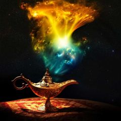 Dark Light Photography Scenery Backdrop Fantasy Theme Banner BVU-897