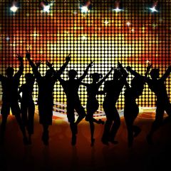 Stage People Light Photography Scenery Backdrop Music Dance Theme Banner BVU-902