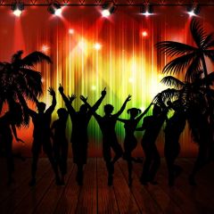 Stage People Light Photography Scenery Backdrop Music Dance Theme Banner BVU-904