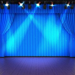 Stage Light Photography Scenery Backdrop Music Dance Theme Banner BVU-910